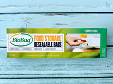 Load image into Gallery viewer, Bio Bag Resealable Food Storage Bags
